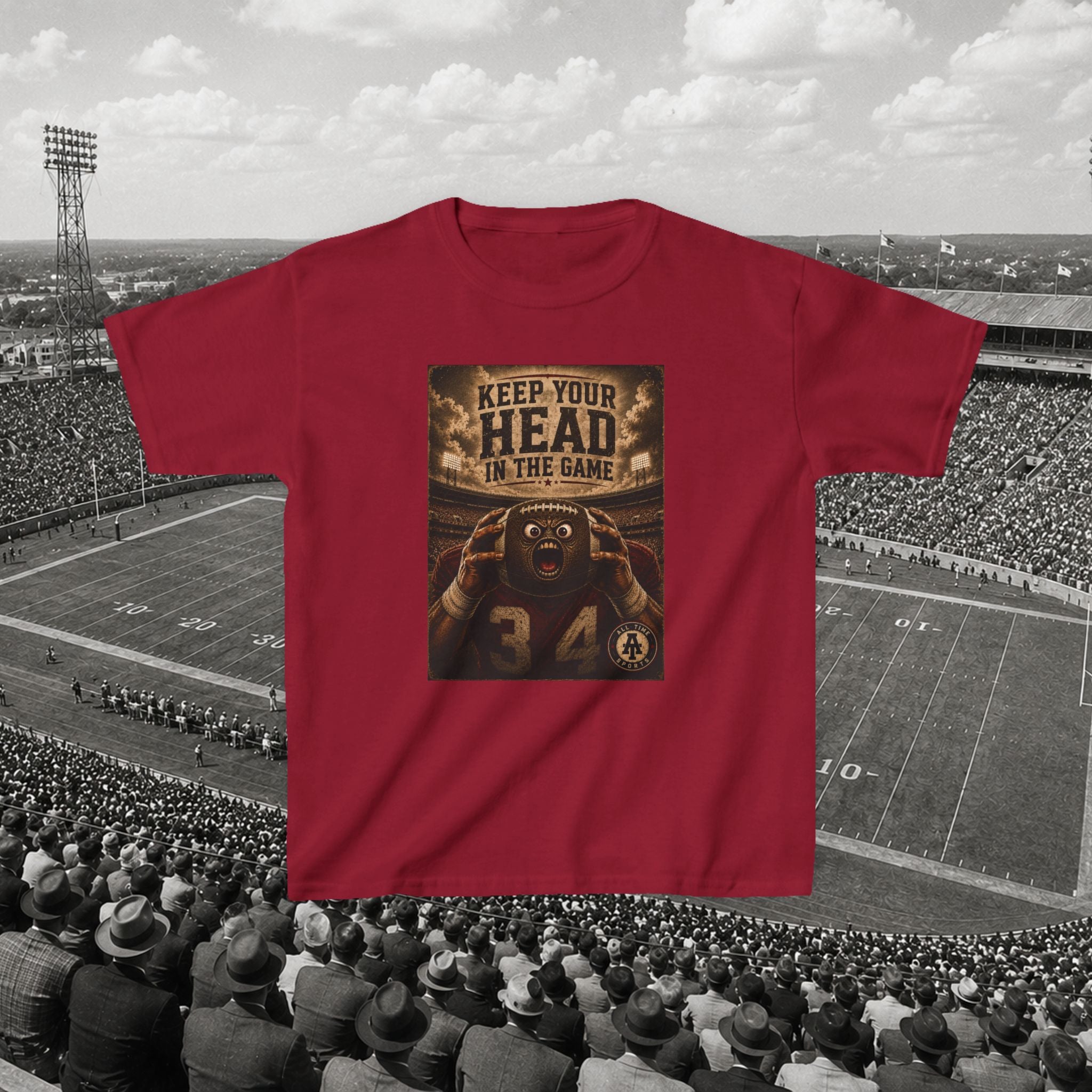 Keep Your Head in the Game Tee - Kids