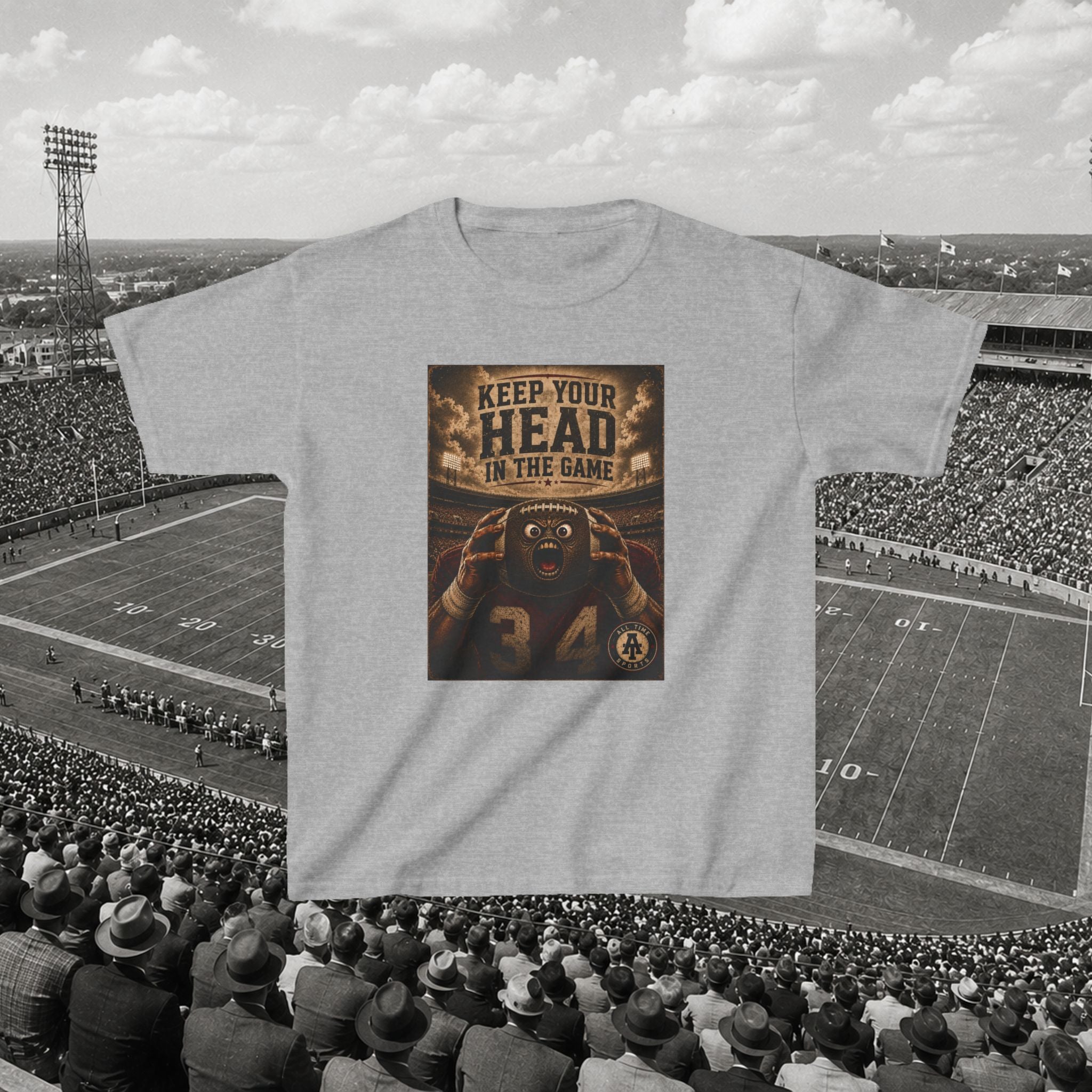 Keep Your Head in the Game Tee - Kids