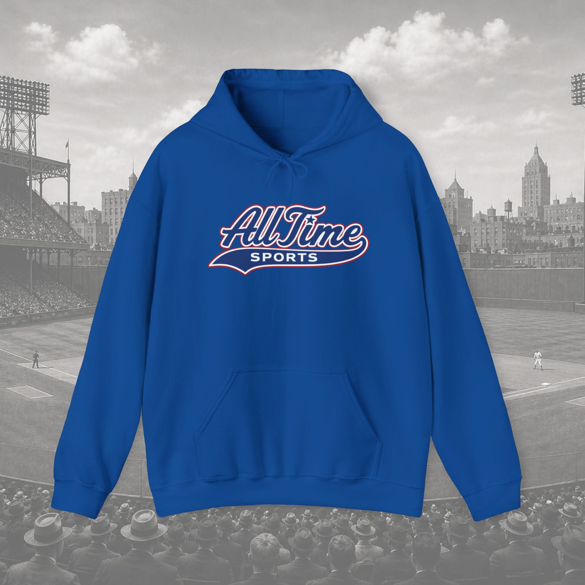 All Time Sports Script Hoodie - Adult
