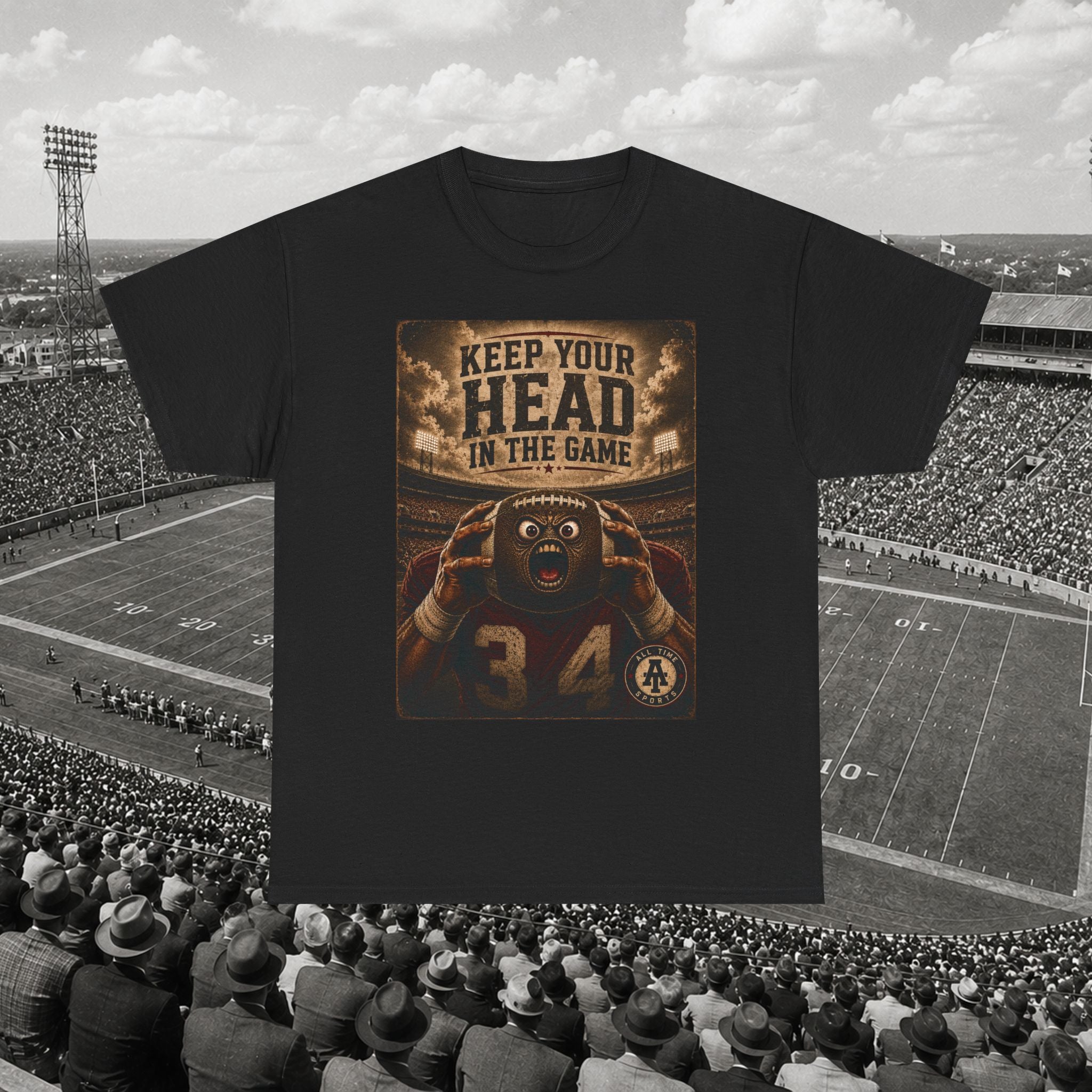 Keep Your Head in the Game Tee - Adults