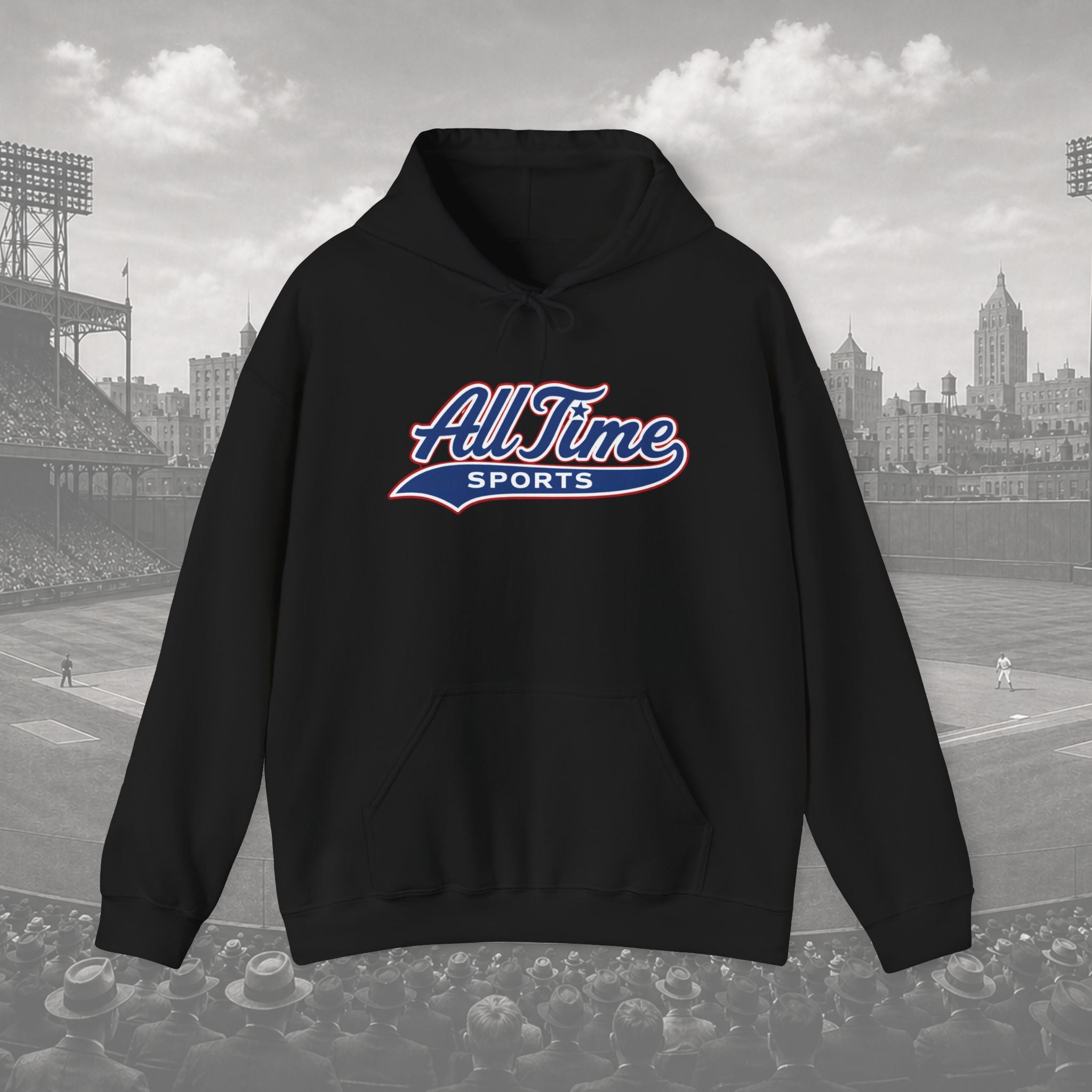 All Time Sports Script Hoodie - Adult