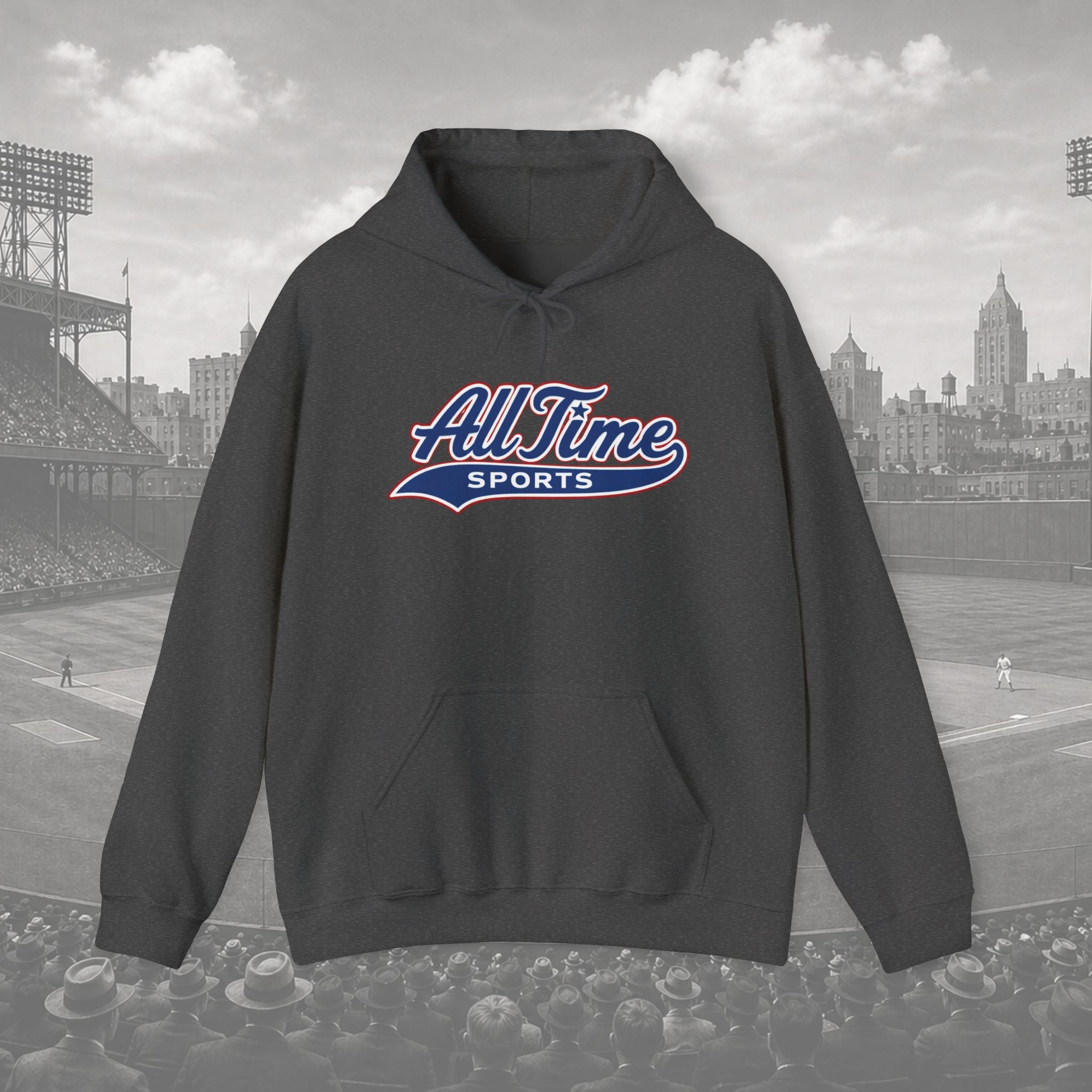All Time Sports Script Hoodie - Adult