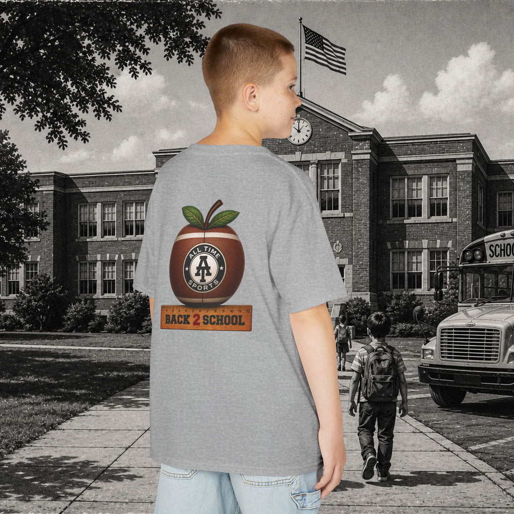 Kids Back 2 School Football Tee
