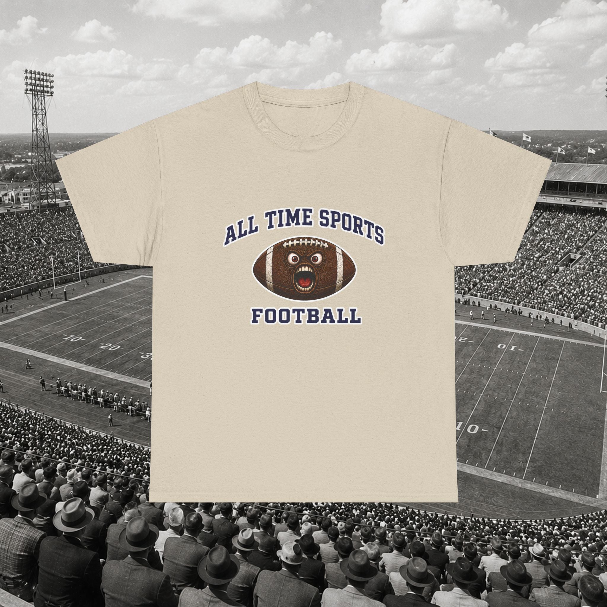 Screaming Football Tee - Adult