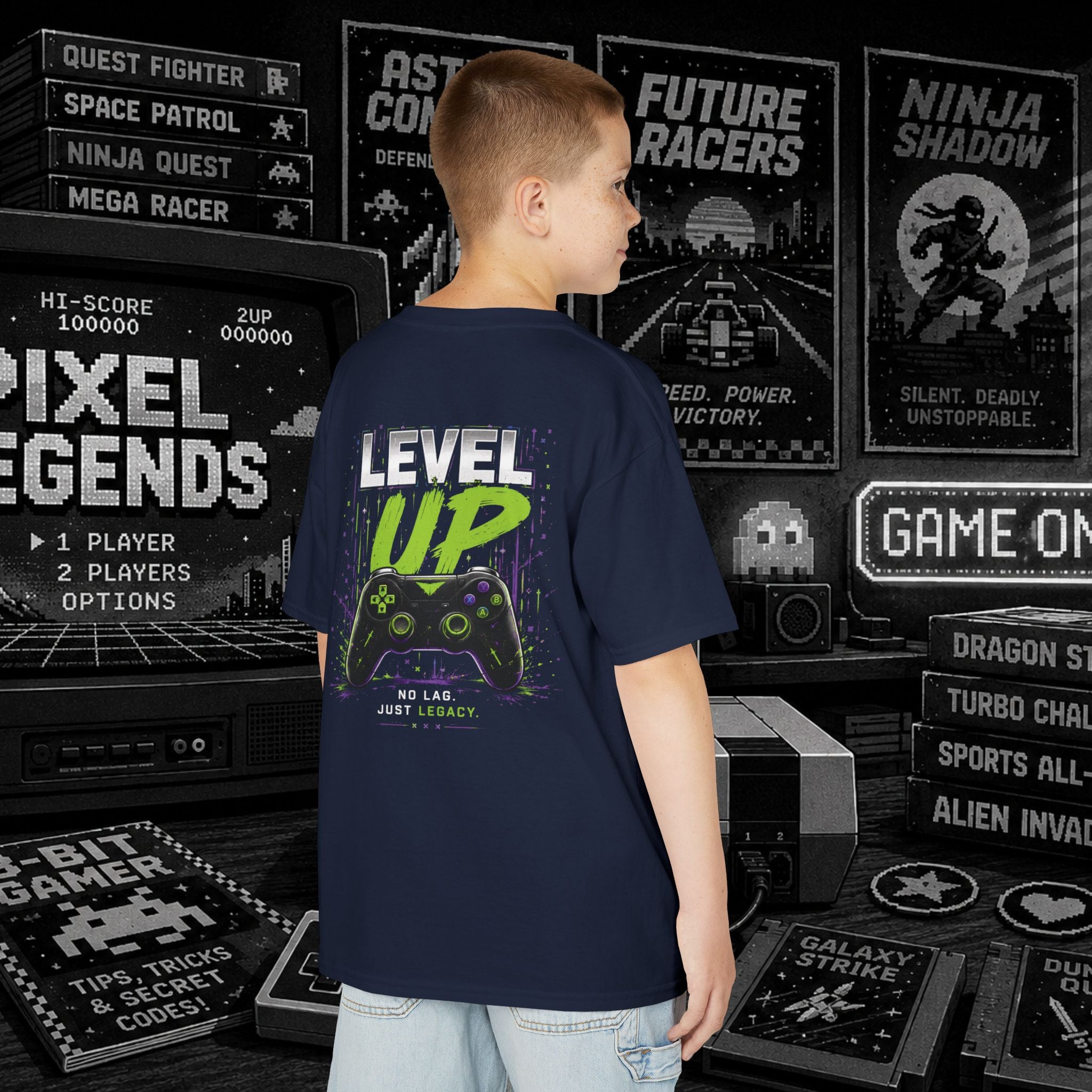 "Level Up" Gamer Shirt - Kids Tee