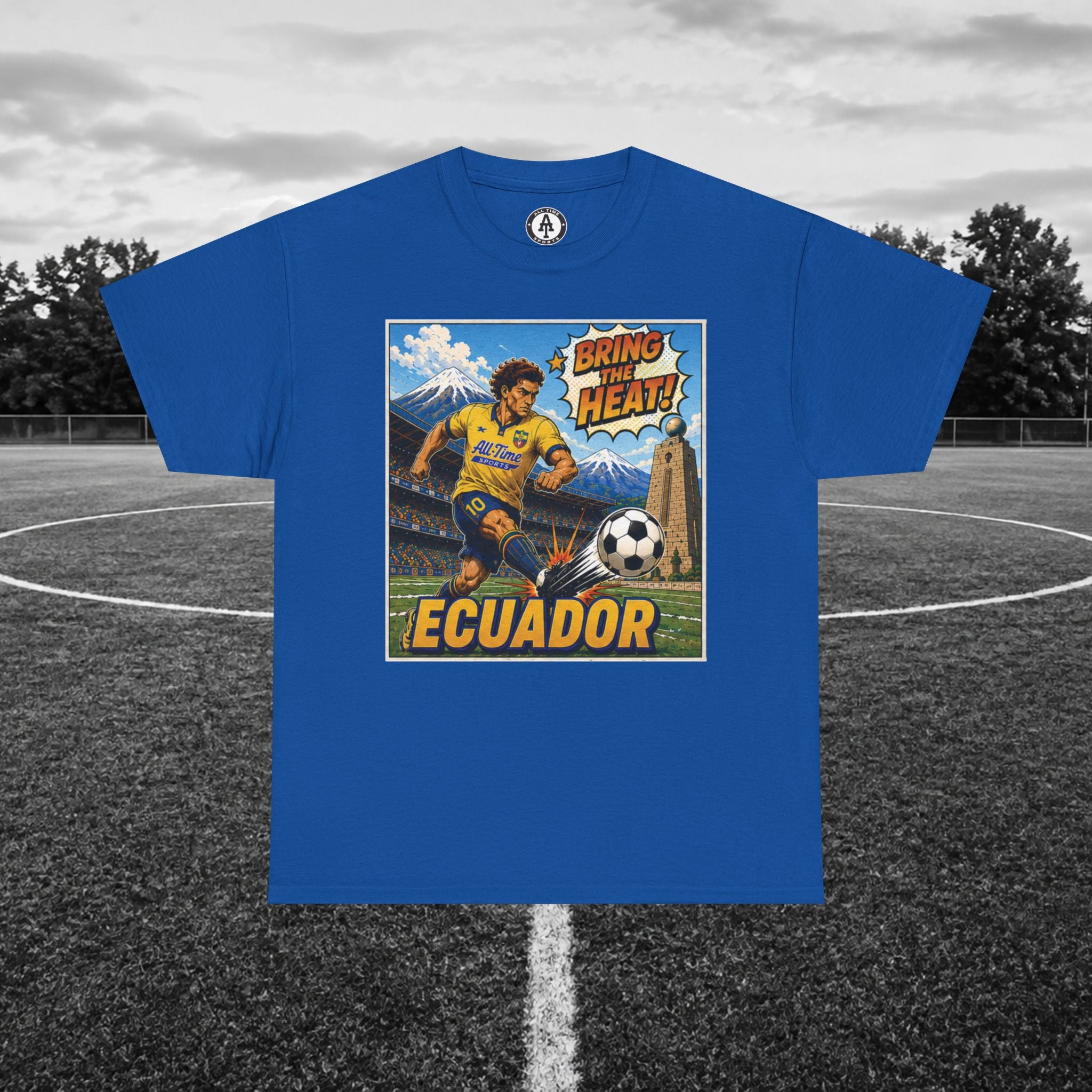 Ecuador Soccer Vintage Tee