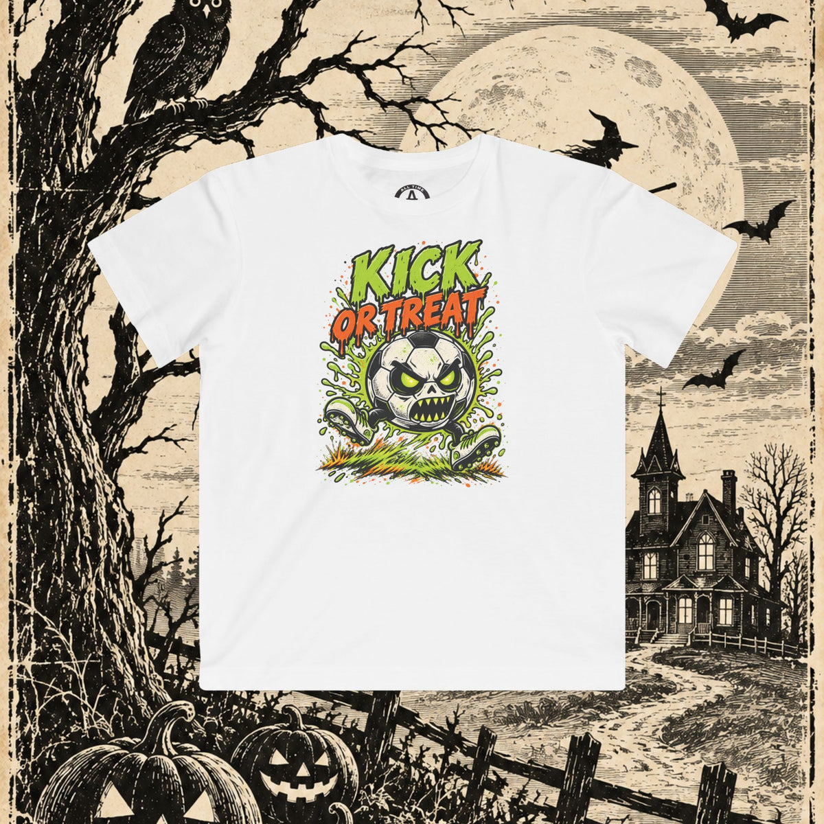 "Kick or Treat" - Kids Tee