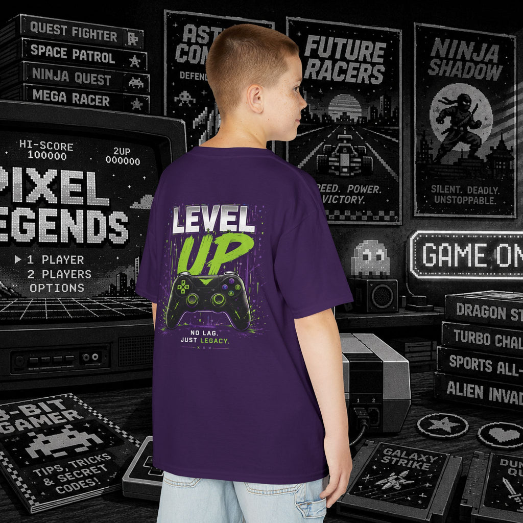 "Level Up" Gamer Shirt - Kids Tee