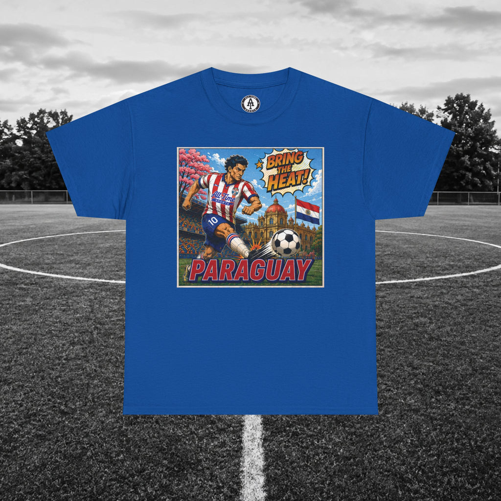 Paraguay Soccer Vintage Tee
