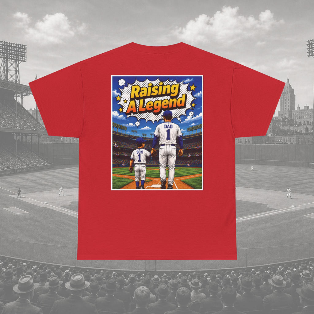 Raising a Legend Baseball Tee - Adult