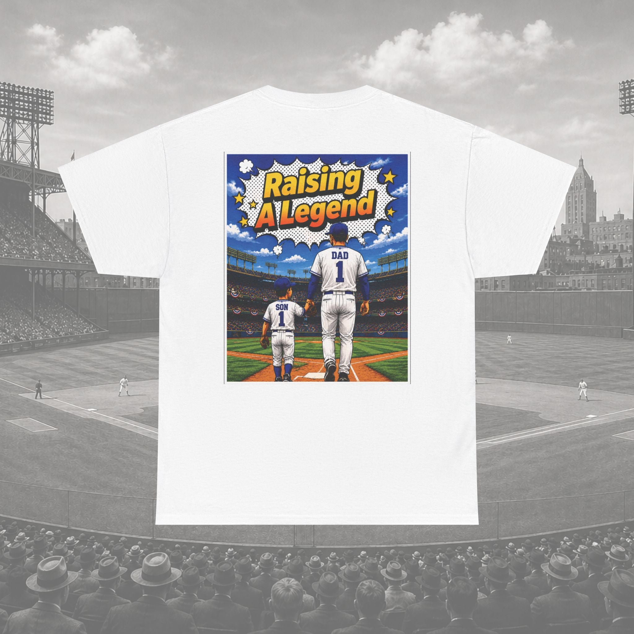 Raising a Legend Baseball Tee - Adult
