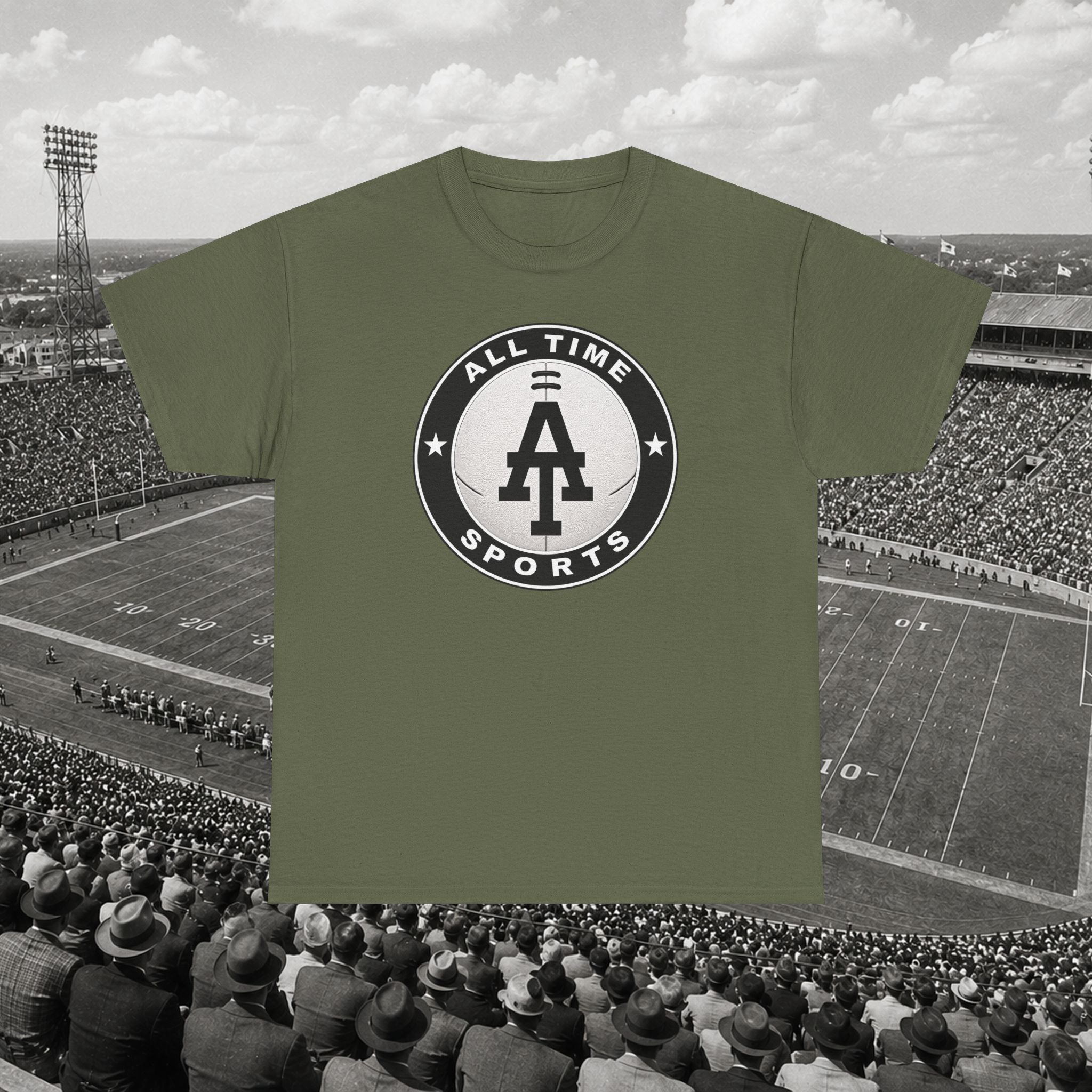 All Time Sports Football Tee - Adult