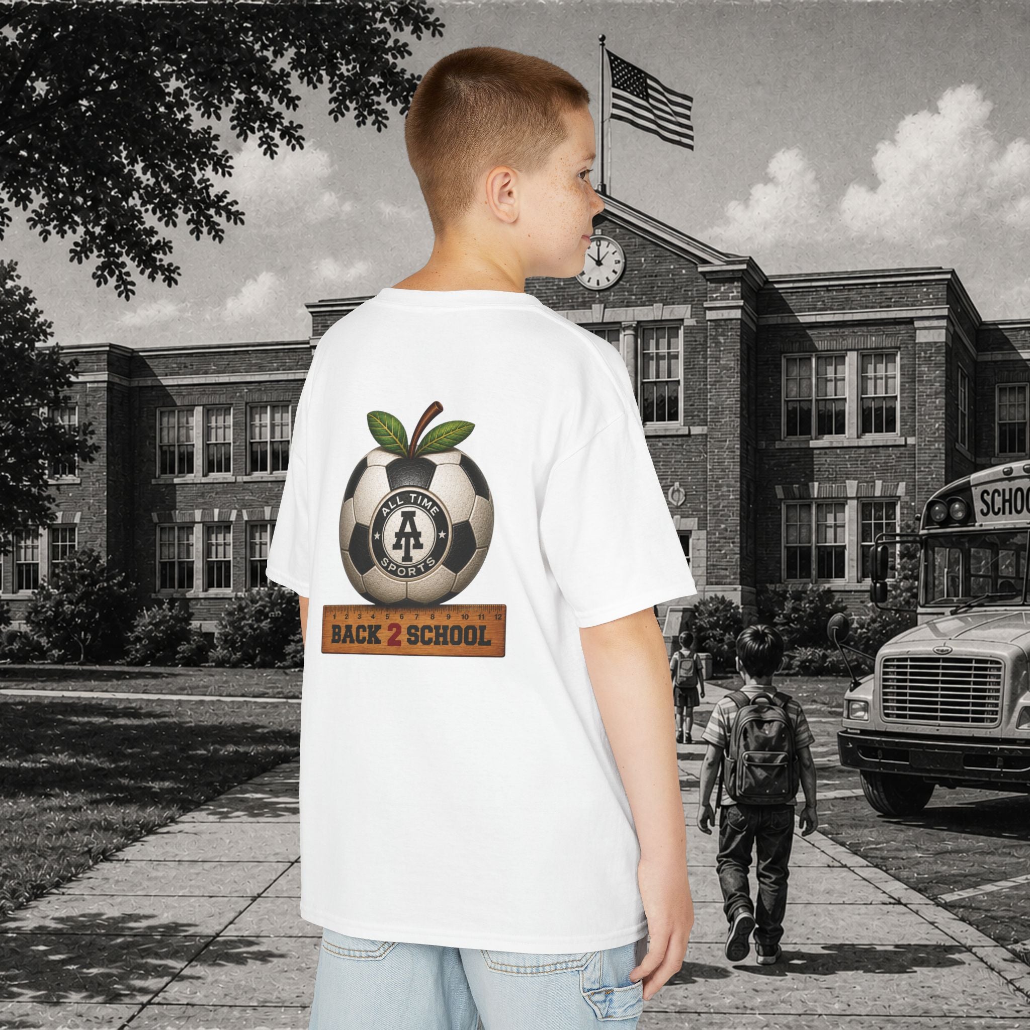 Kids Back 2 School Soccer Tee