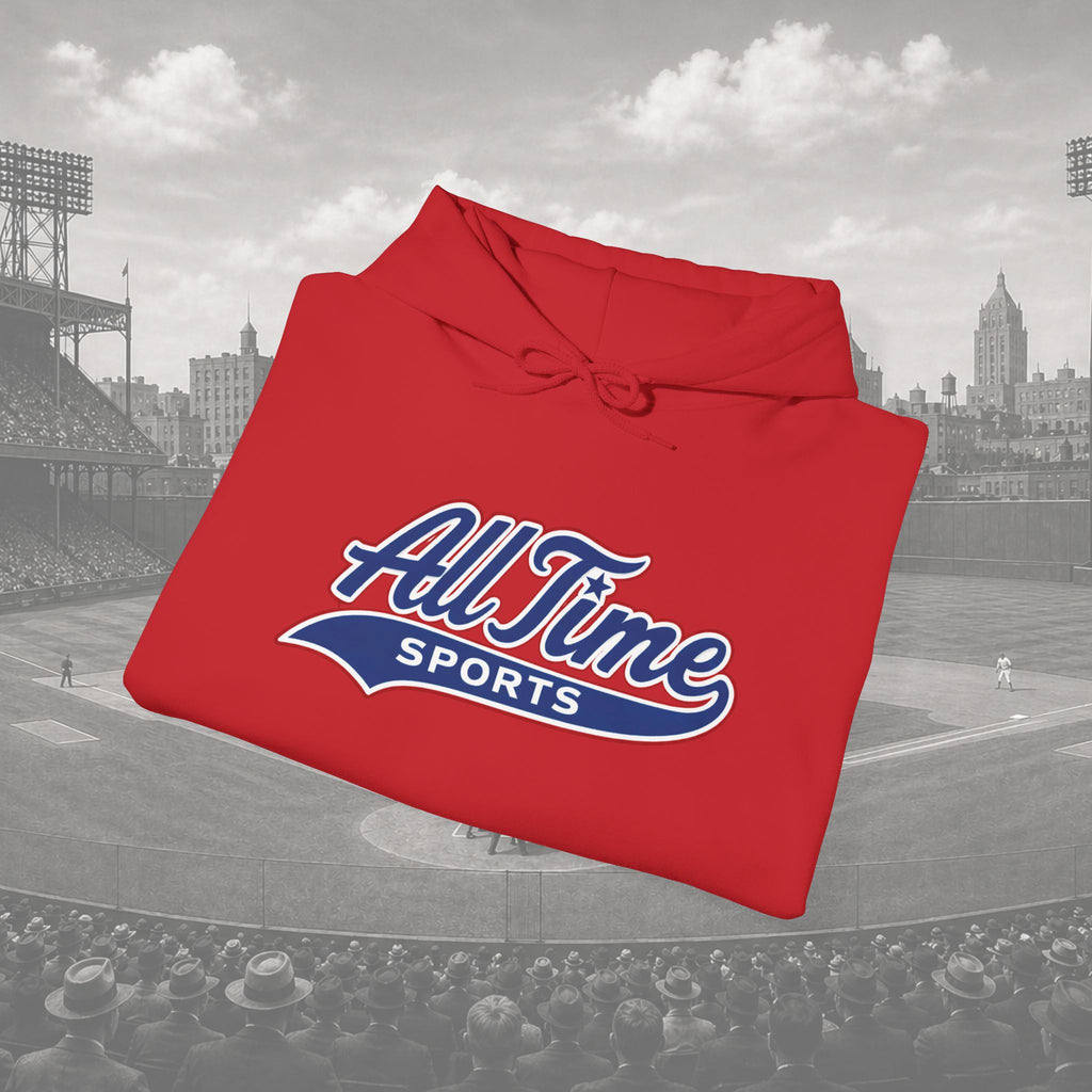 All Time Sports Script Hoodie - Adult