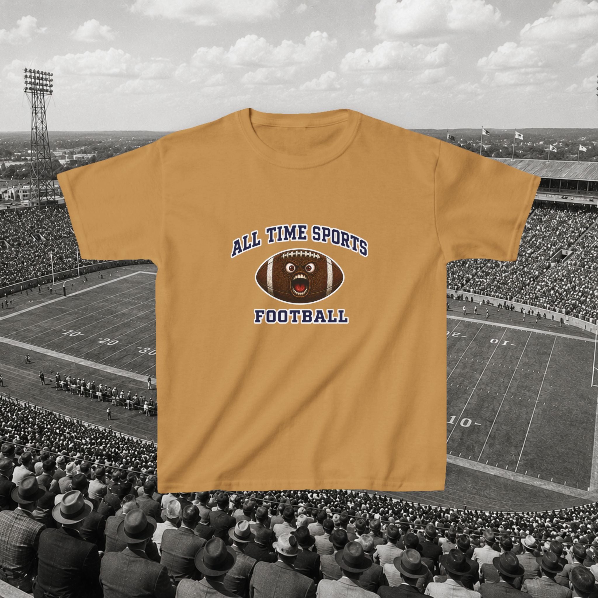 Screaming Football Tee - Kids