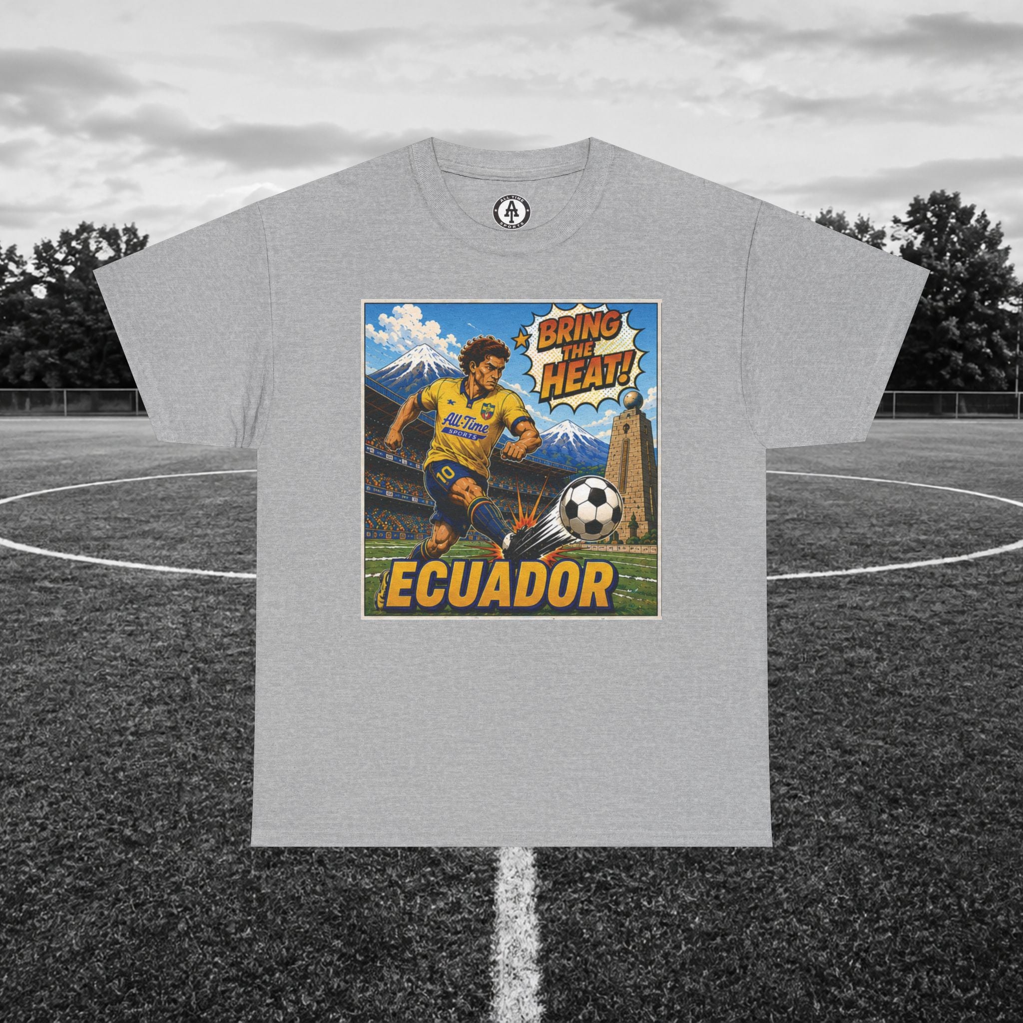 Ecuador Soccer Vintage Tee