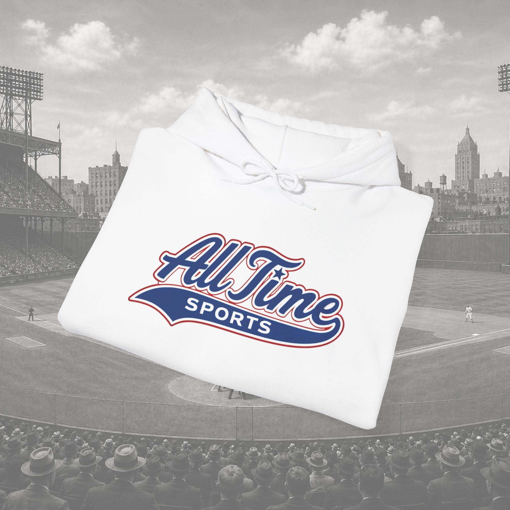 All Time Sports Script Hoodie - Adult
