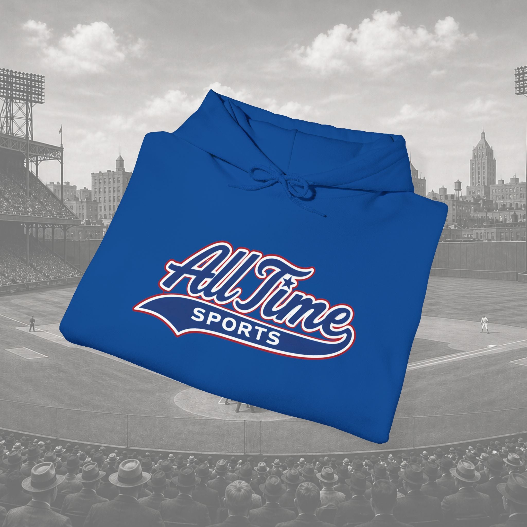 All Time Sports Script Hoodie - Adult