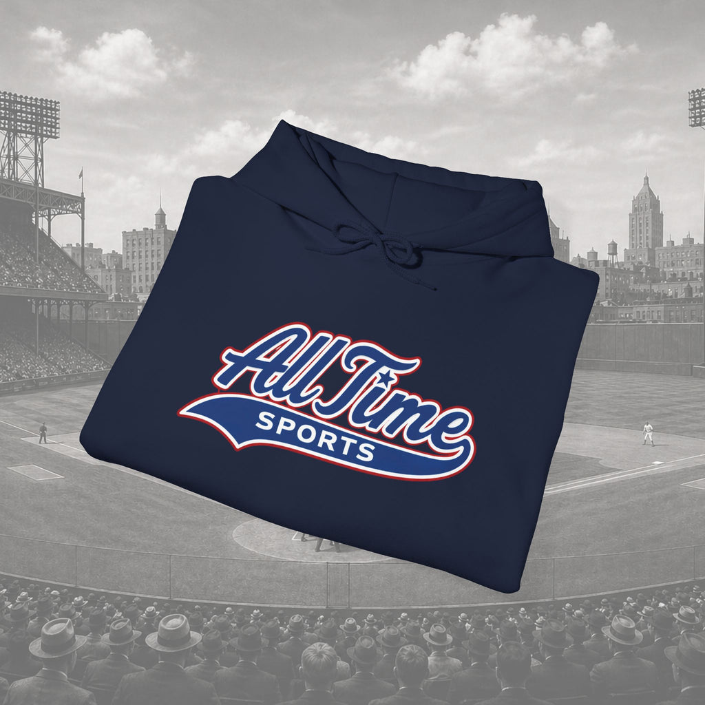 All Time Sports Script Hoodie - Adult